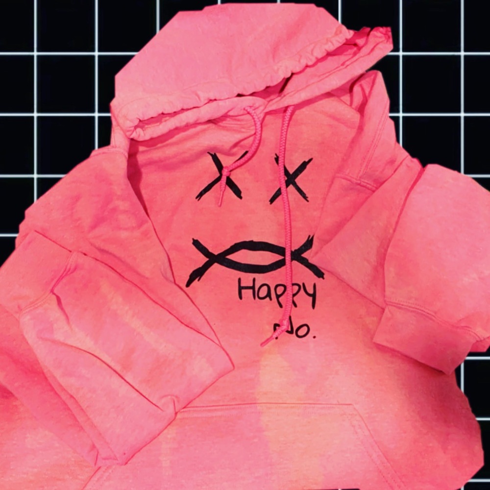 COPY - HappyNo. Reverse dyed hoodie NEW